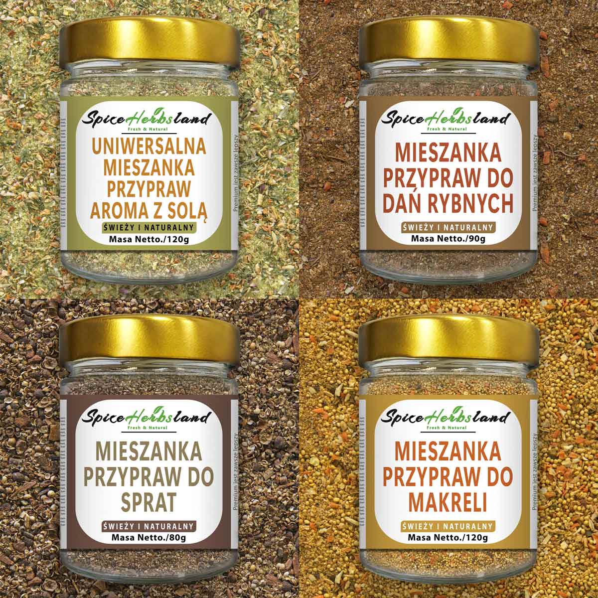 Fish collection - set of 4