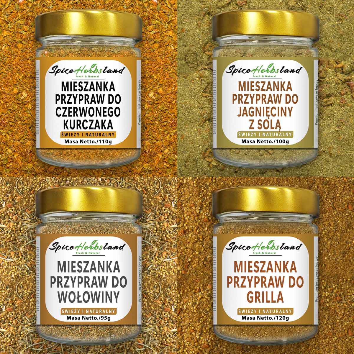 Kolekcja mięsna - zestaw 4 sztuk