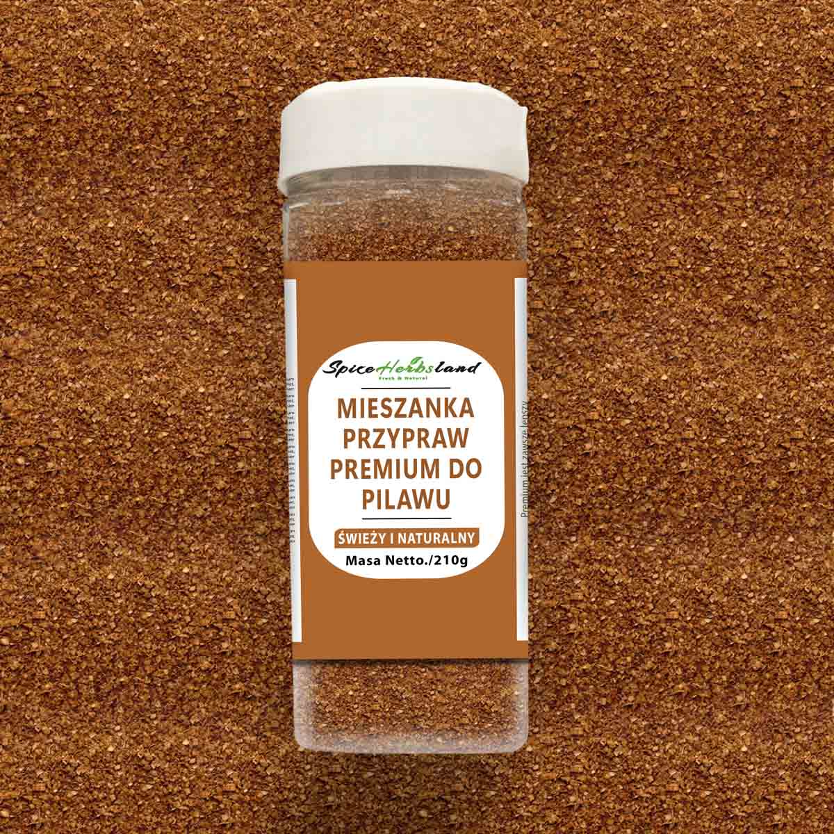 Pilaf with a mixture of spices