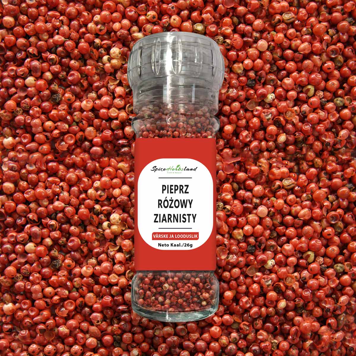 Różowy pieprz (ziarno pieprzu)