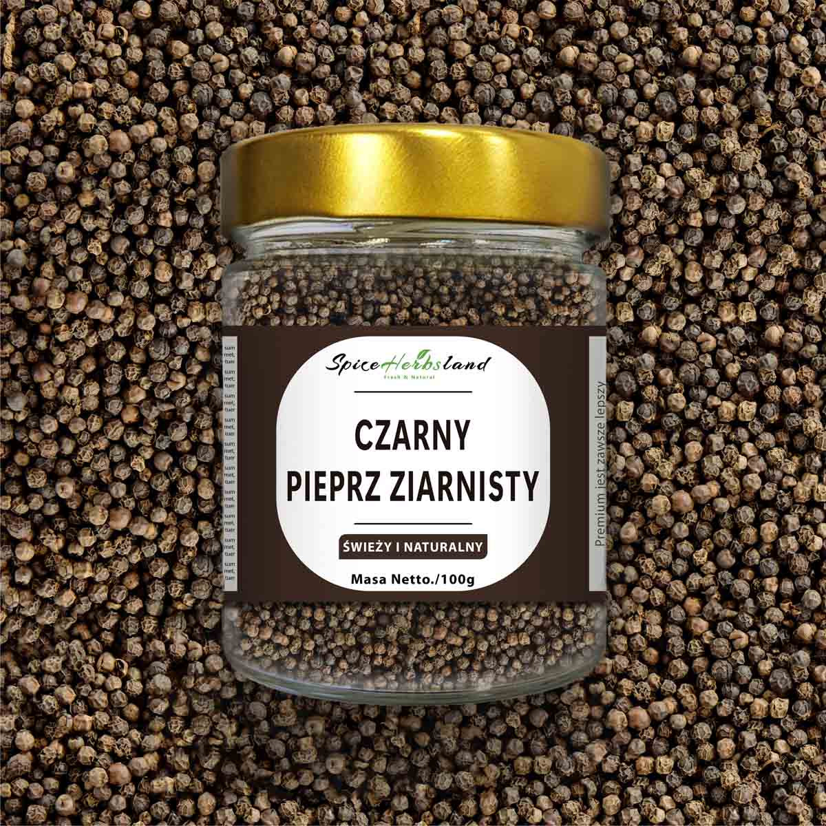 Pieprz czarny całe ziarno pieprzu