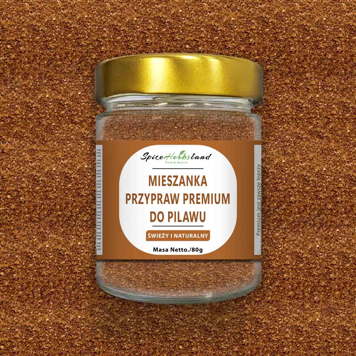 Pilaf with a mixture of spices