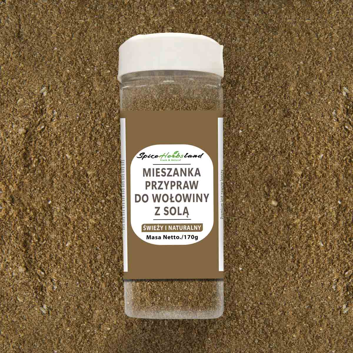 Beef spice mix with salt