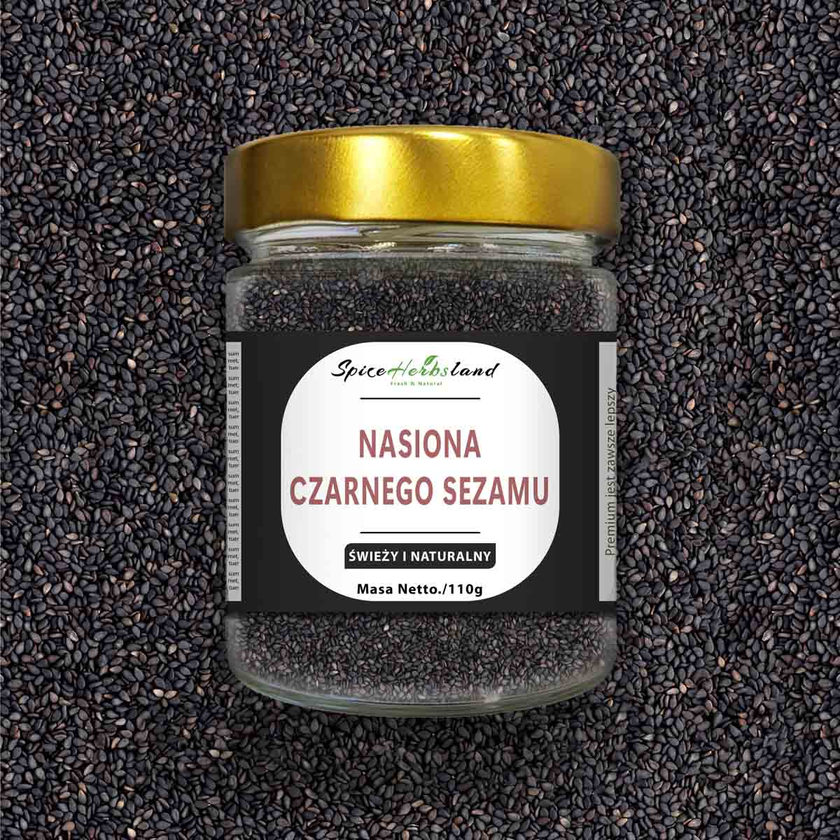 Nasiona czarnego sezamu