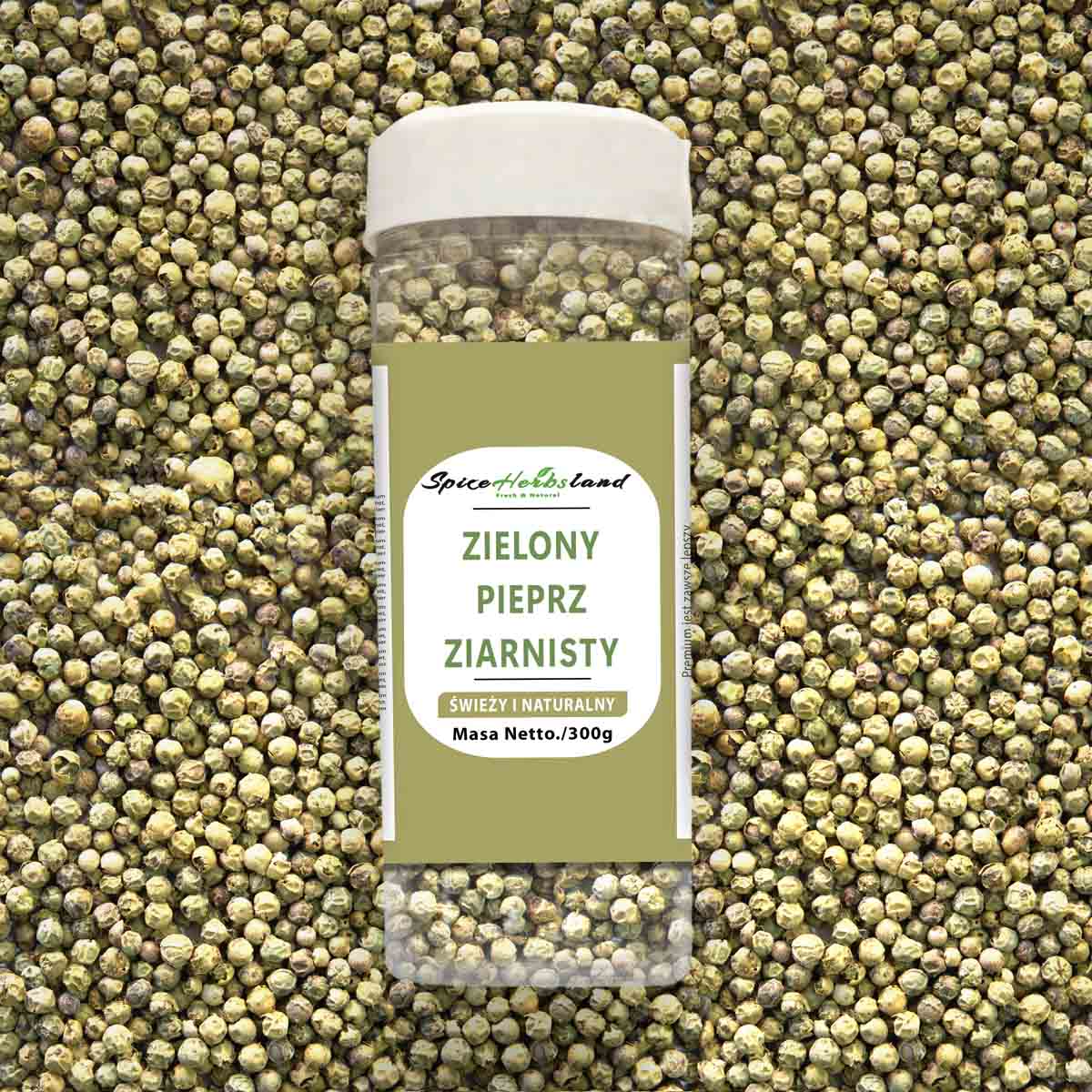 Zielony pieprz w całości (ziarna zielonego pieprzu)